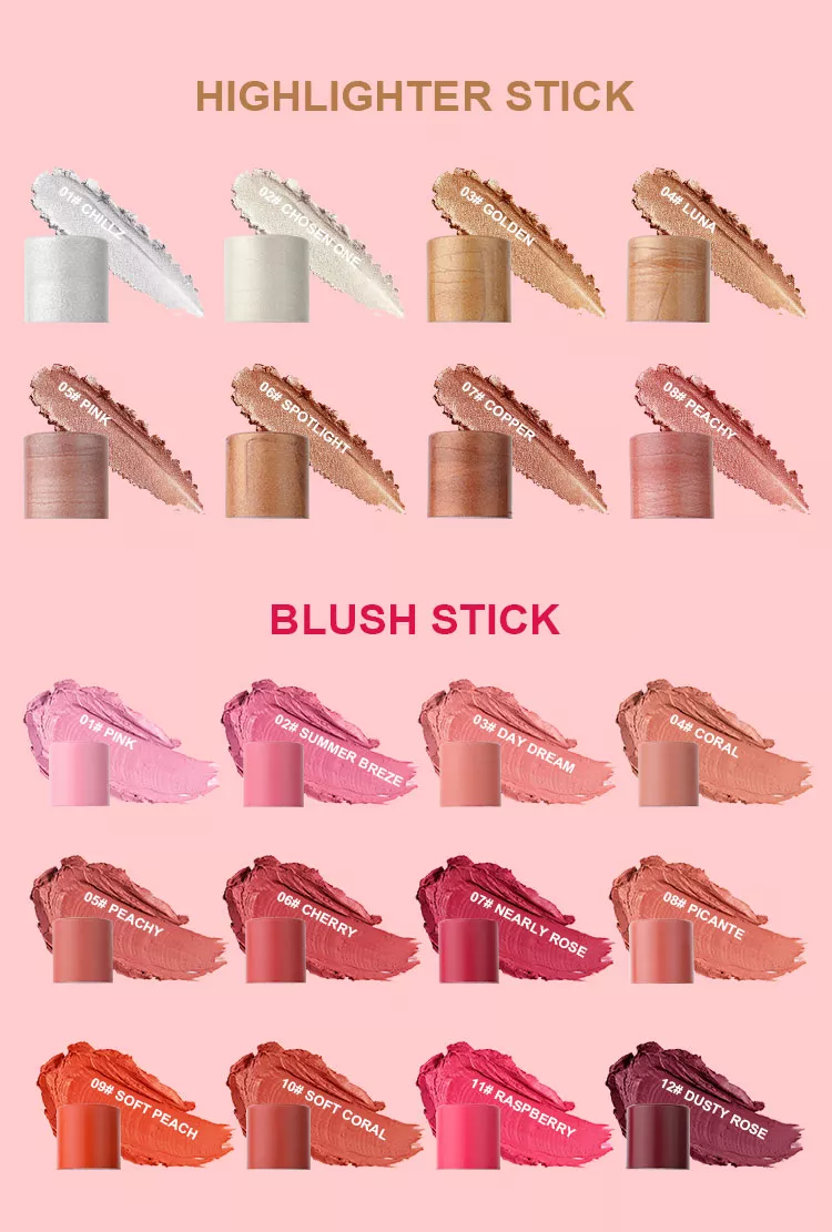 Different Shades Blush Stick | Ouqian