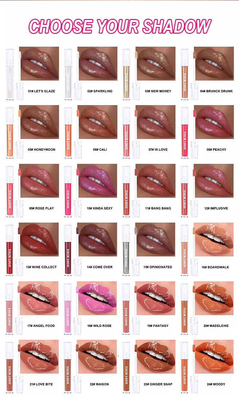 Lip gloss color shades 