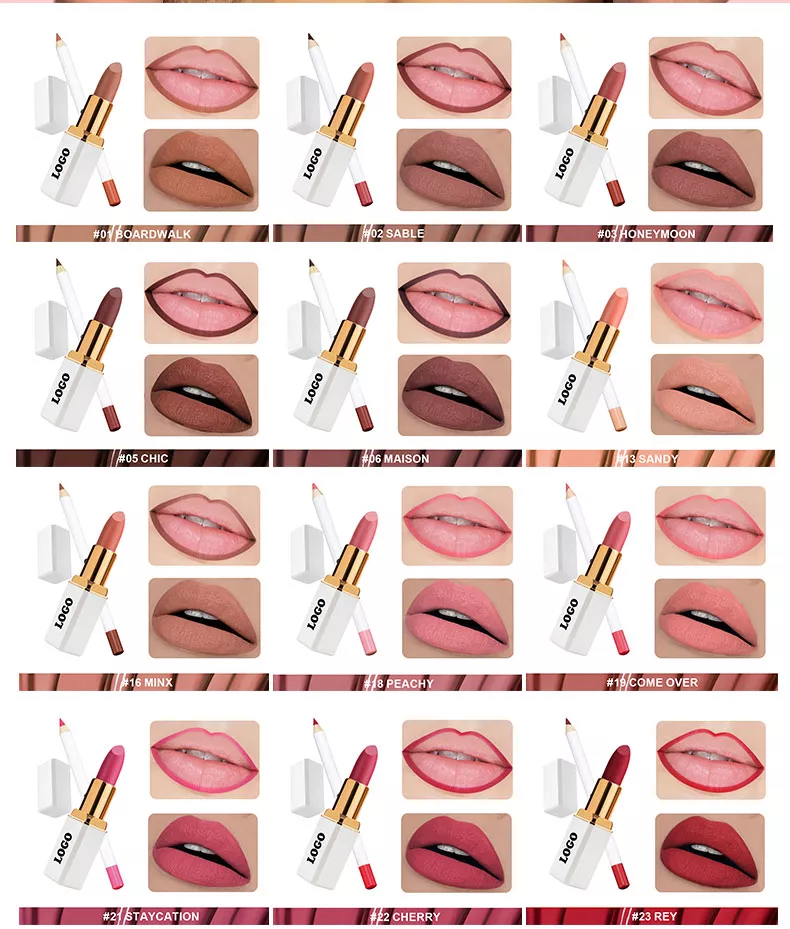 Lip kit color shades