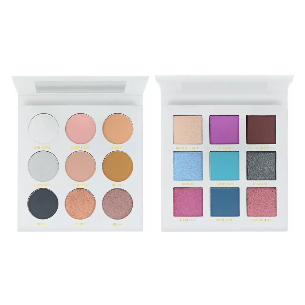 Multiple shades Natural Vegan 9 Colors Eyeshadow Palette Factory