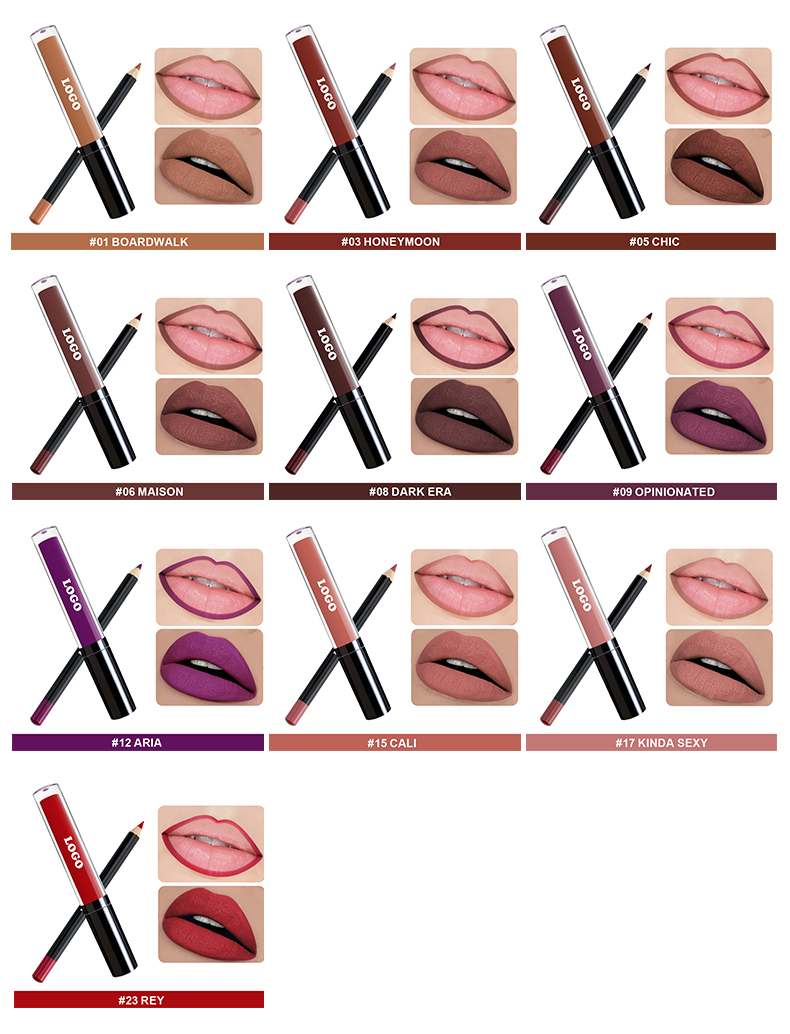 Lip kit color shades