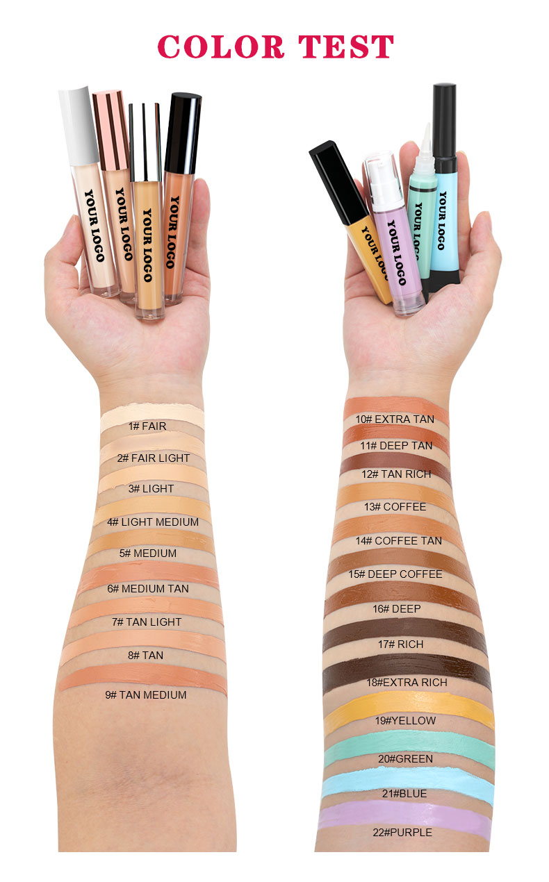  Swatch of Liquid Concealer Factory