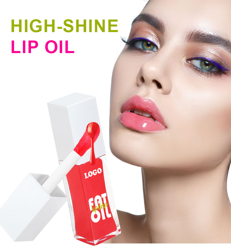 Lip plumping oil