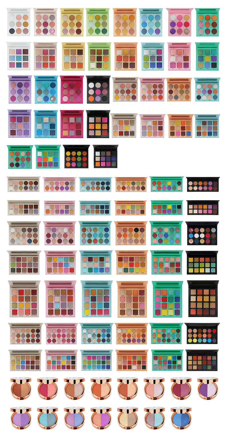 Eyeshadow palettes