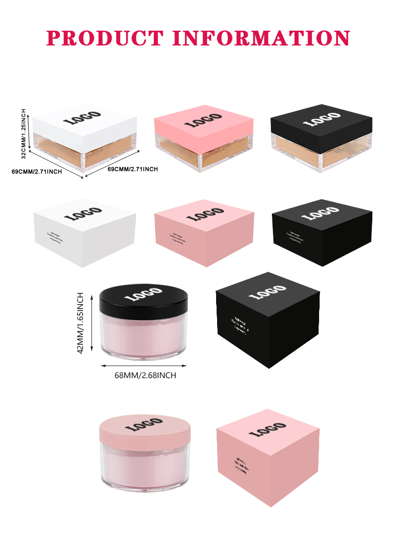 Packages of Loose Mineral Blush Manufacturer